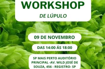 Workshop de Lúpulo no Vale do Ribeira