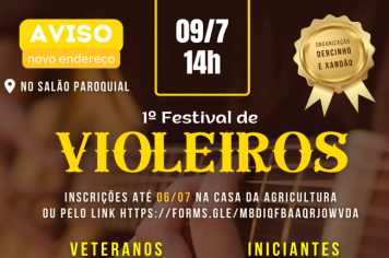 1º Festival de Violeiros