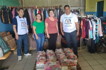 Fundo Social de Solidariedade recebe a doação de 10 cestas básicas