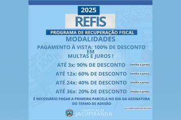  REFIS MUNICIPAL 2025