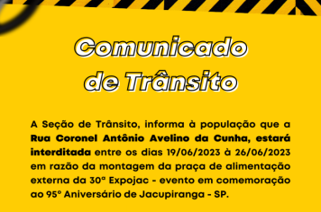 Comunicado de Trânsito