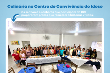 Culinária no Centro de Convivência do Idoso