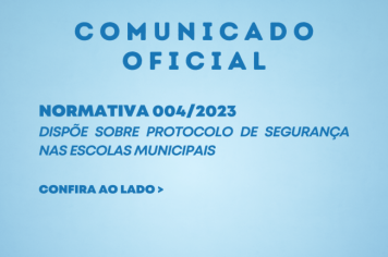 Comunicado Oficial - Educação