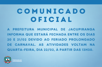 Comunicado Oficial 