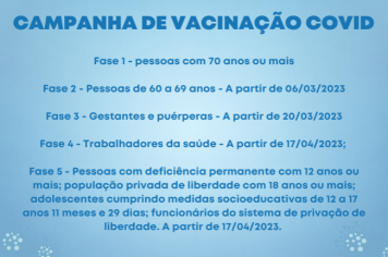 Vacinação contra COVID-19 continua em Jacupiranga 