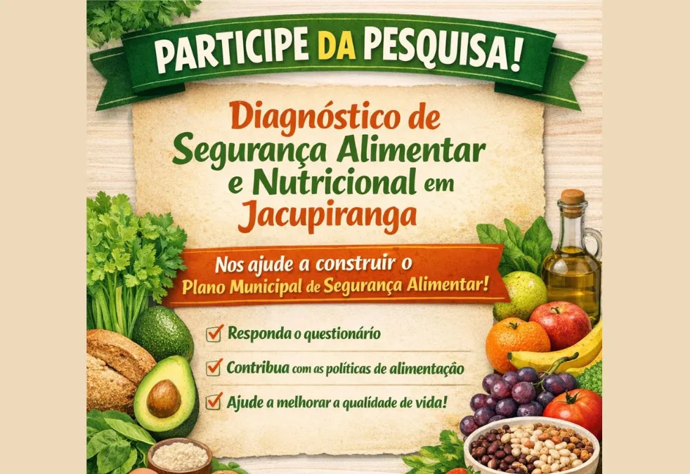  Sua participação é muito importante!