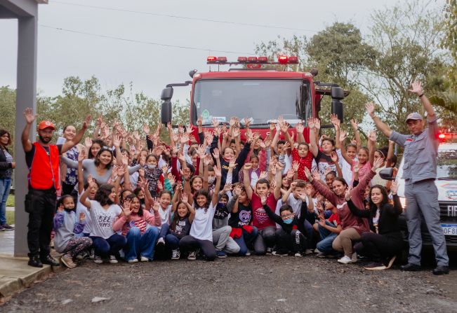 Projeto Bombeiro e Defesa Civil nas Escolas