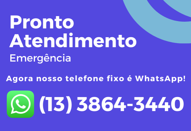 O telefone fixo do Pronto Atendimento agora é WhatsApp!