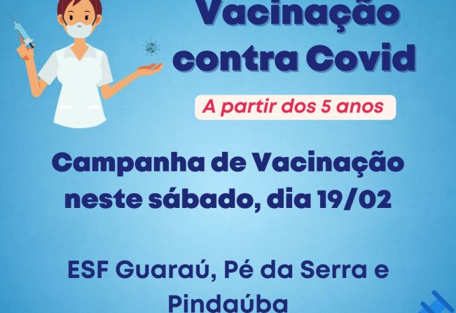 Vacinação contra a Covid-19 nos Bairros Rurais