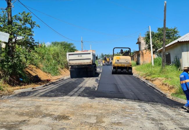 Avenida Jatobá em obras 