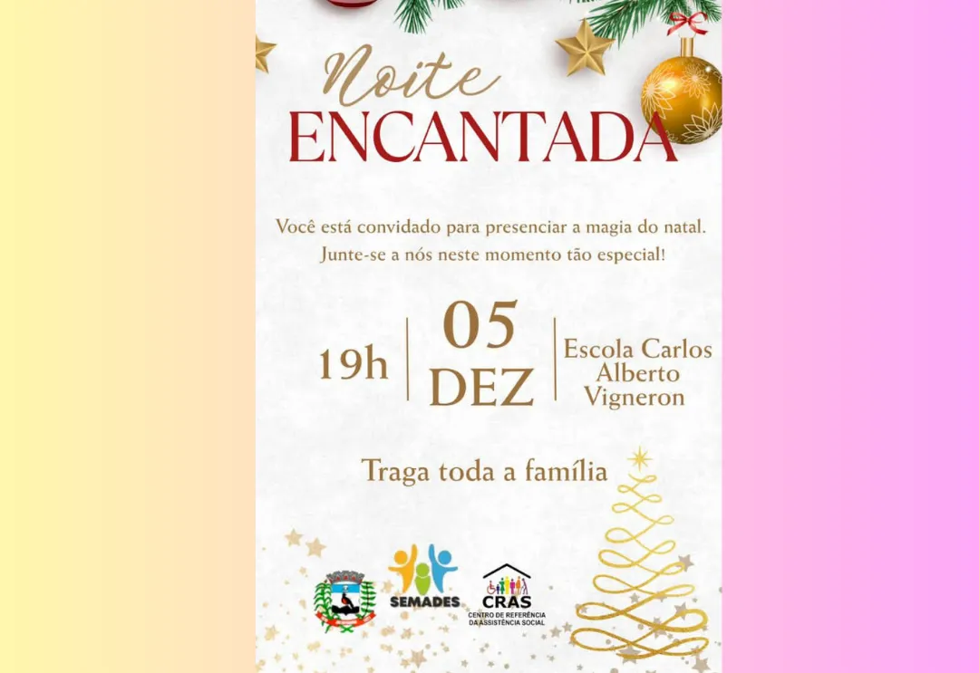 CONVITE – NOITE ENCANTADA DO CRAS