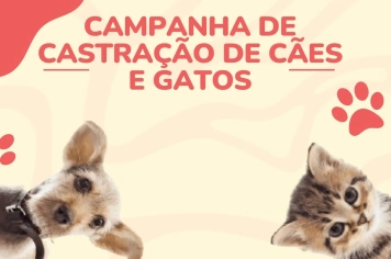 Castração Gratuita em Jacupiranga.