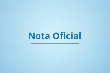 Nota Oficial
