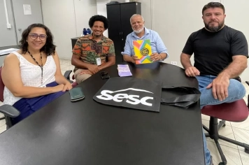 PREFEITURA DE JACUPIRANGA RECEBE REPRESENTANTES DO SESC