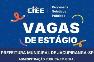 OPORTUNIDADE DE ESTÁGIO NA PREFEITURA DE JACUPIRANGA