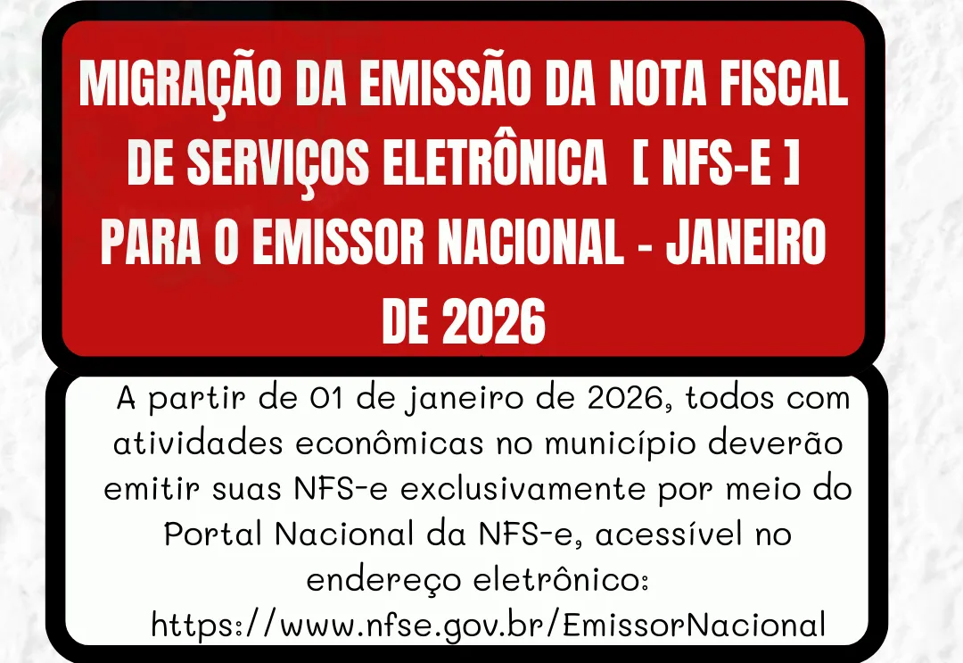 Nota Fiscal de Serviços Eletrônica (NFS-e) 